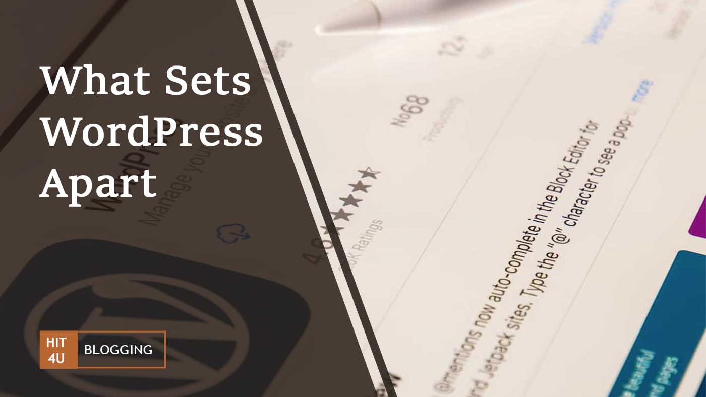 What sets WordPress Apart - hitblogging4u.com