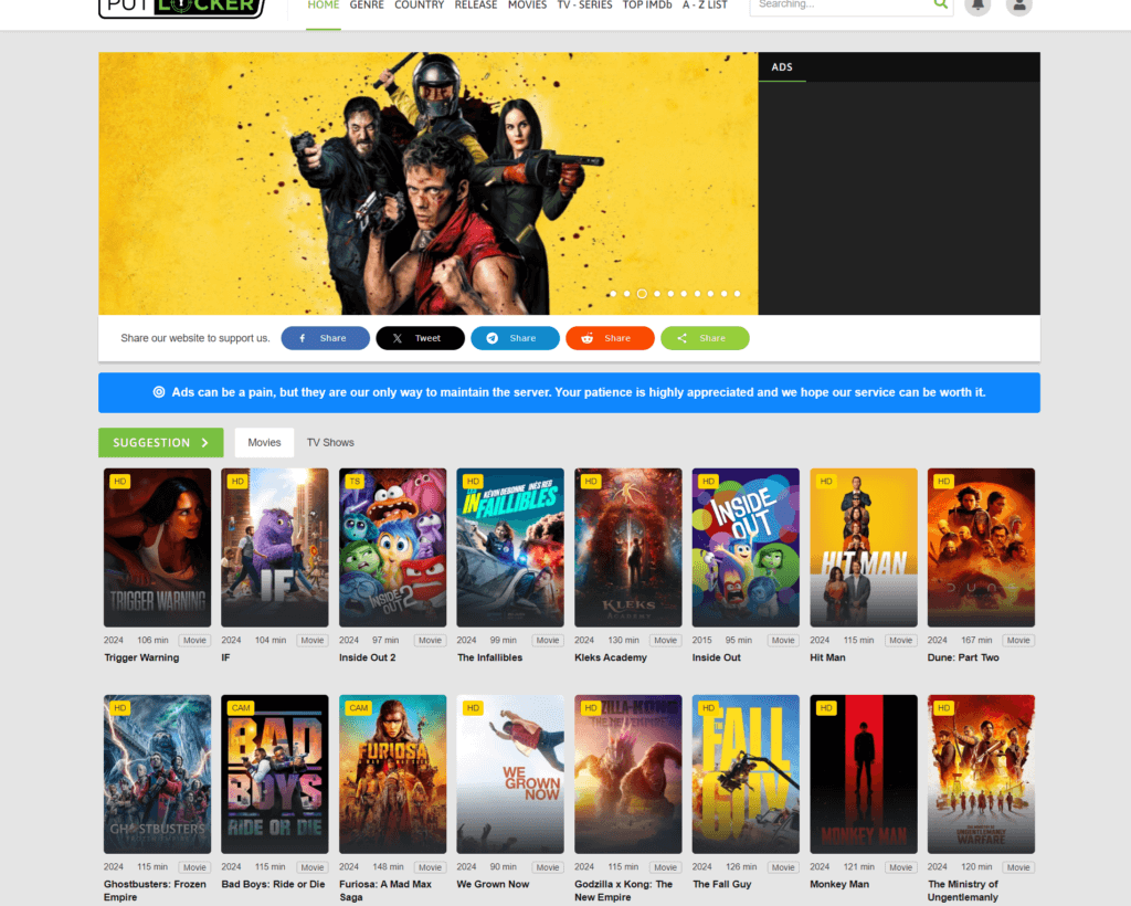 Top Alternatives For Streaming Movies Like 123movies